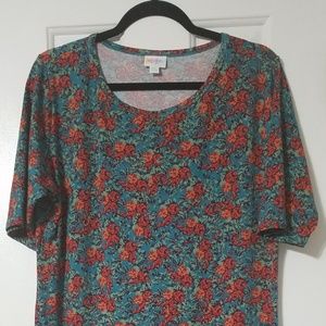 Floral Jewel Tones 2XL Lularoe Julia dress